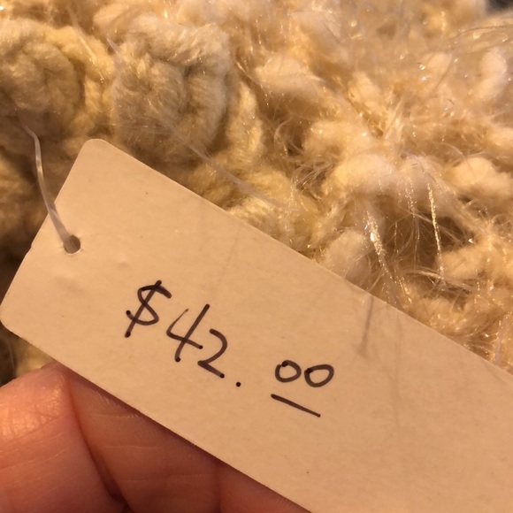 NWT Lovely Crochet Eyelash Yarn with Real Fur Neck Details Size Small - Picture 13 of 13